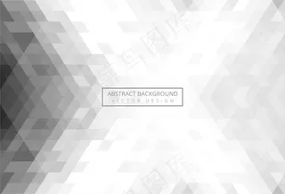 抽象三角形图案灰色