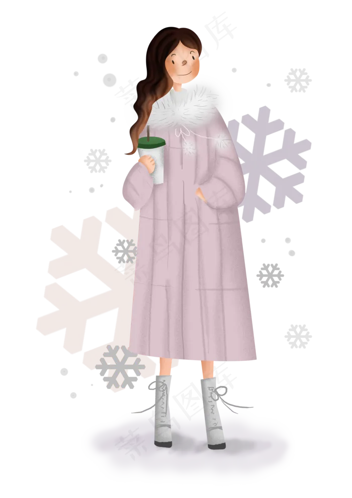 秋装冬装羽绒服女孩