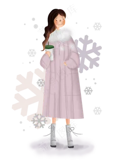 秋装冬装羽绒服女孩