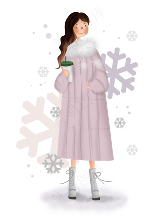 秋装冬装羽绒服女孩