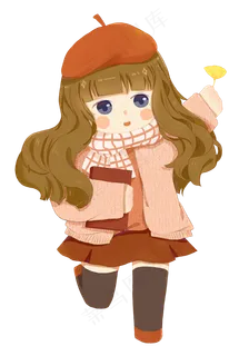 带帽子女孩 带帽子女孩