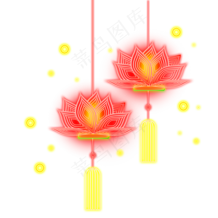 新年莲花灯