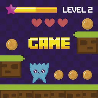 具有外星人角色的经典视频游戏场景