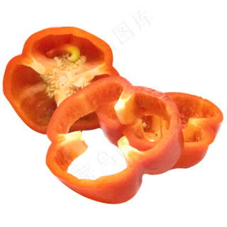 蔬菜切片彩椒甜椒