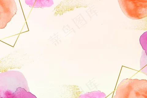 金箔水彩背景