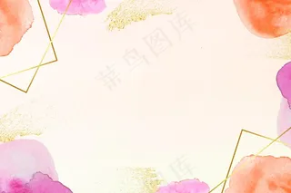 金箔水彩背景