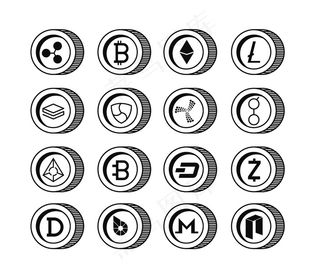 加密货币集类型图标