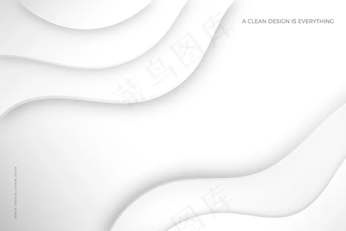 三维纸张风格的白色抽象背景eps,ai矢量模版下载