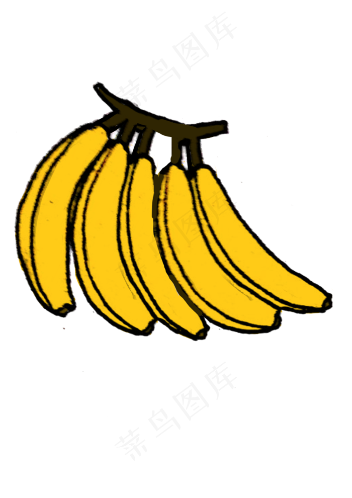 好吃美味的香蕉(2480X3508(DPI:300))psd模版下载