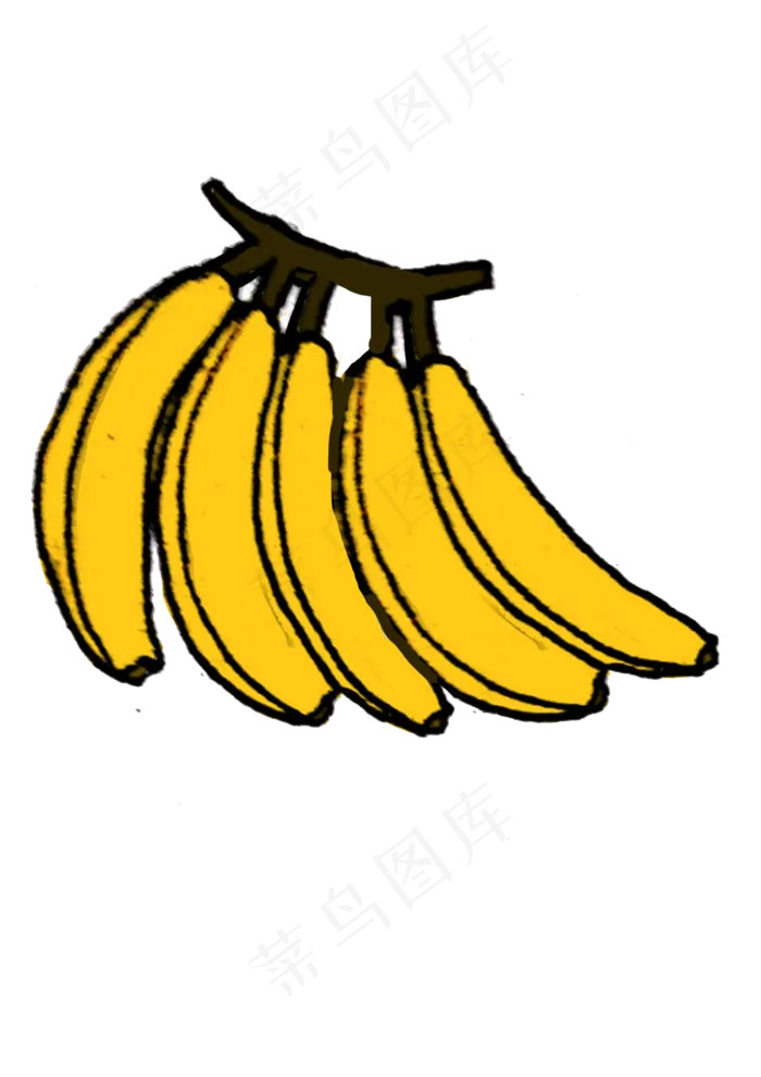 好吃美味的香蕉(2480X3508(DPI:300))psd模版下载