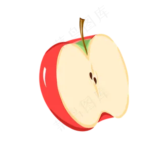 处暑水果苹果商用元素