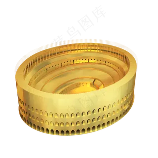 国家地方著名地标古罗马竞技场,免抠元素