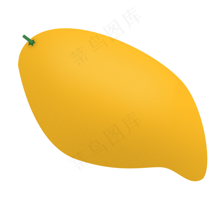 黄色的芒果免抠图