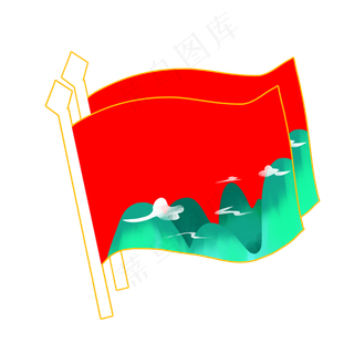 红旗飘扬建军节