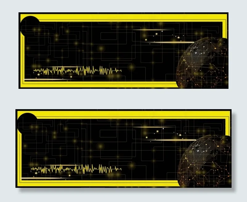 618新品预售黑金科技banner(1920*700px 	       )psd模版下载