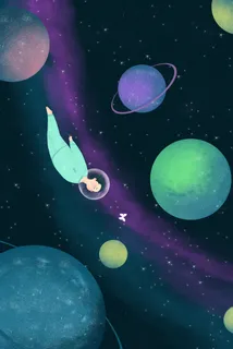 宇宙星空与梦中蝶 宇宙星空与梦中蝶