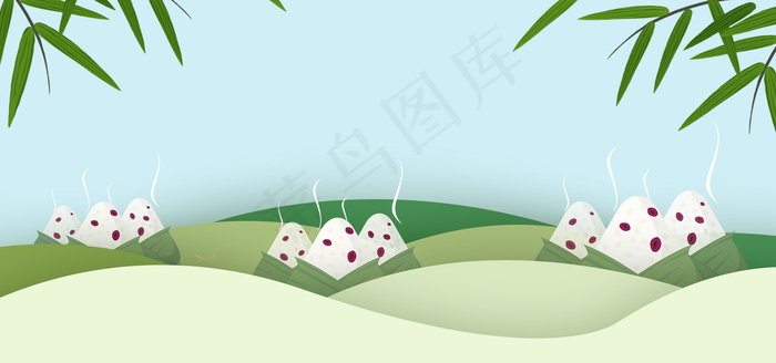 端午节吃粽子素材