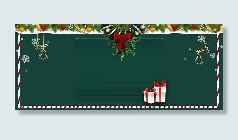 圣诞节钜惠促销电商海报背景