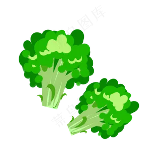 卡通手绘创意西蓝花