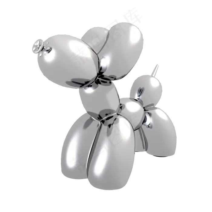 精致气球狗png图(2000X2000(DPI:300))psd模版下载