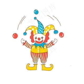 愚人节小丑可爱4月1马戏团可爱