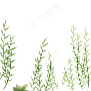 长长的枝条免抠图