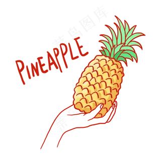 菠萝PNG免抠素材