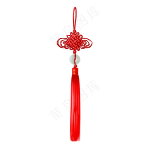 红色的中国结挂饰,免抠元素