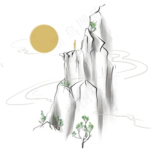 水墨中国风风景