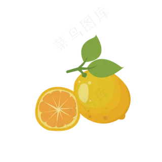 黄色水果柠檬
