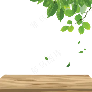 植物木地板边框,免抠元素