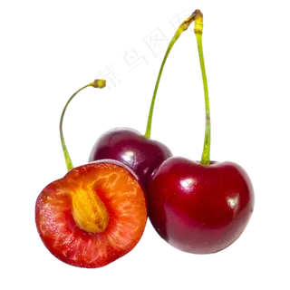 夏季水果樱桃车厘子,免抠元素