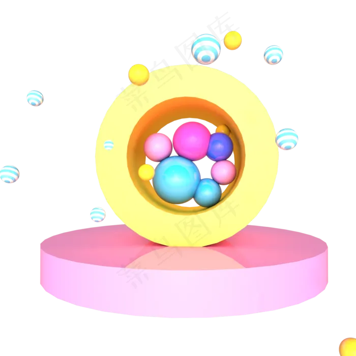 六一儿童节彩色展台(2630X3994(DPI:300))psd模版下载