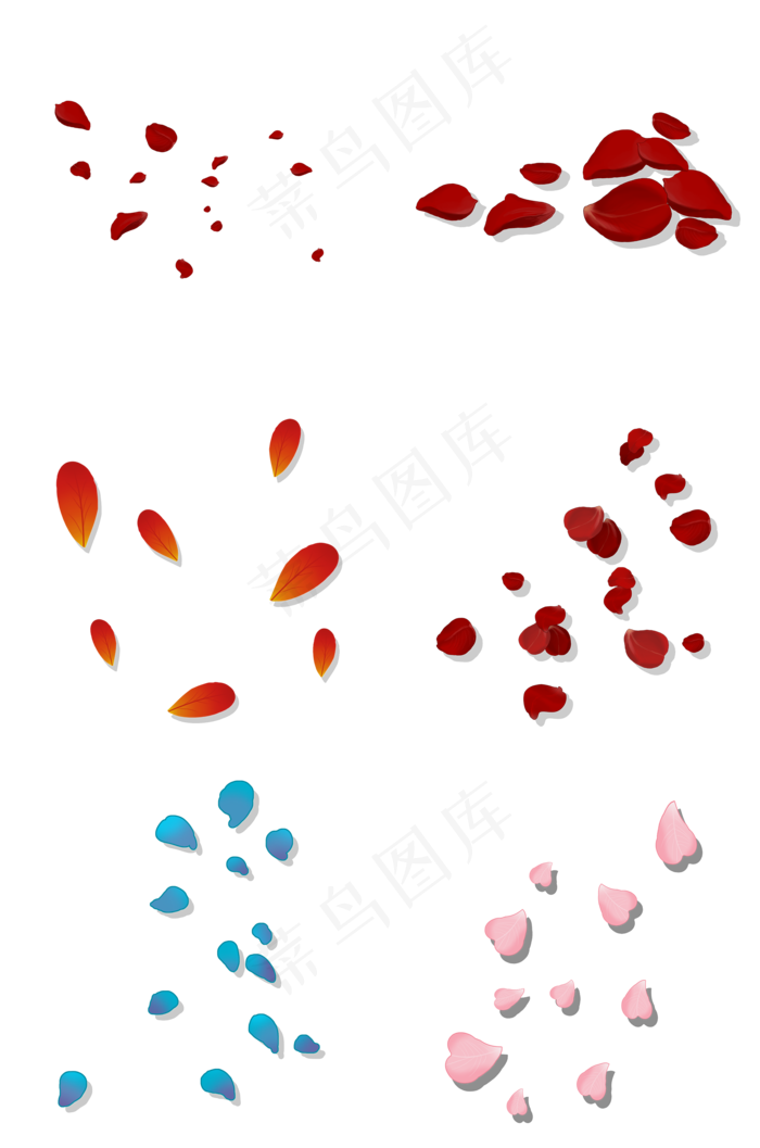 漂浮玫瑰花花瓣(2000X3020)