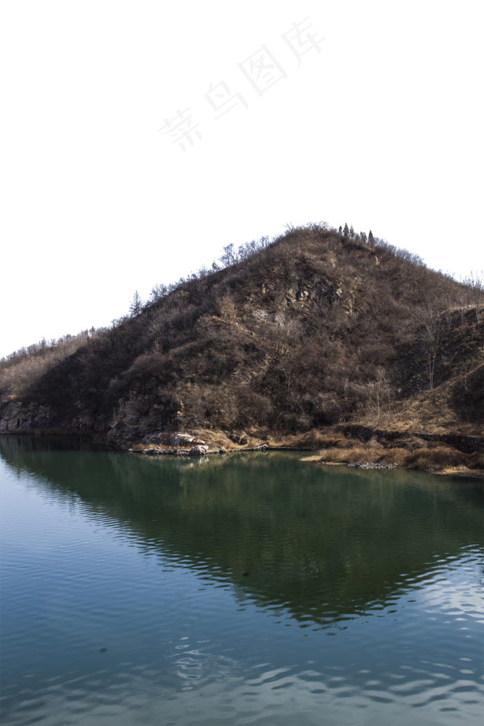 陡峭风景秀丽的山峰