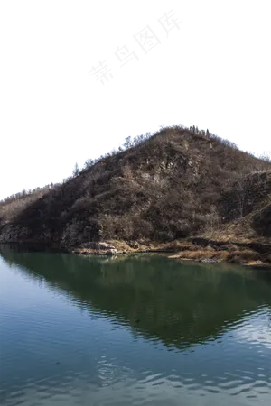 陡峭风景秀丽的山峰
