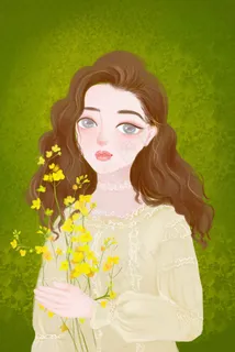 少女与花花季少女