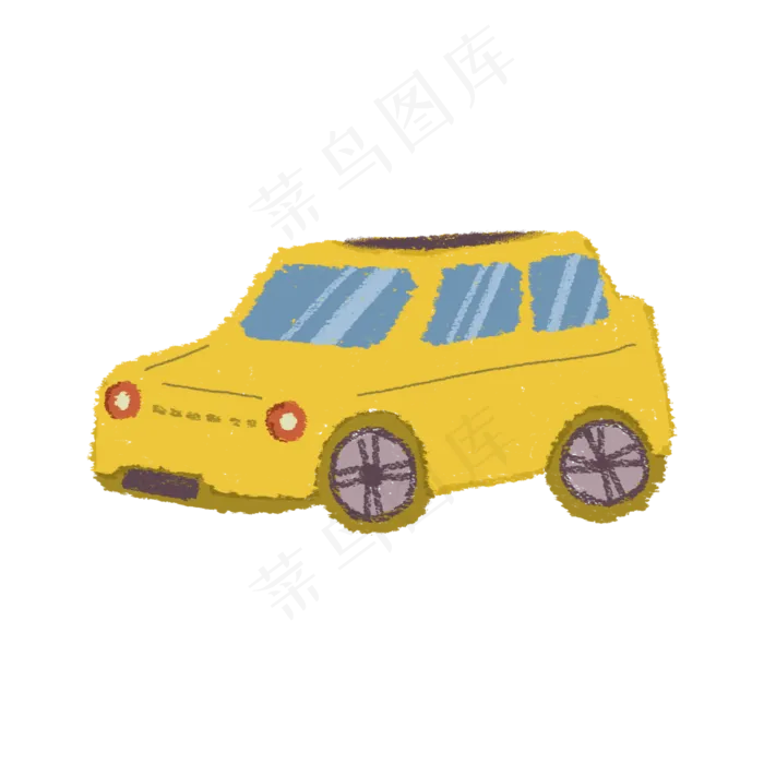 卡通儿童汽车(2000X2000(DPI:300))psd模版下载