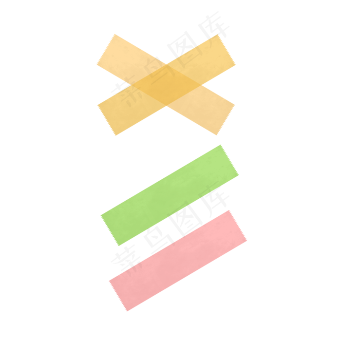 矢量便签胶带,免抠元素(2000*2000px 300 dpi )ai矢量模版下载