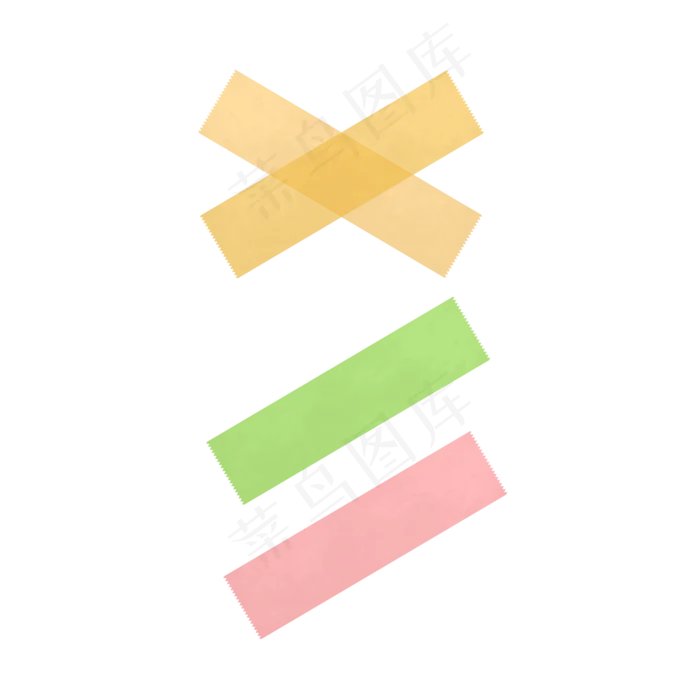 矢量便签胶带,免抠元素(2000*2000px 300 dpi )ai矢量模版下载