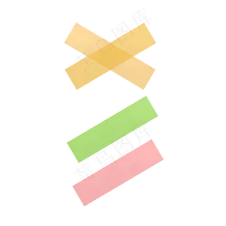 矢量便签胶带,免抠元素