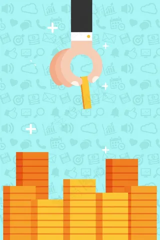 投资理财金融企业PSD分层