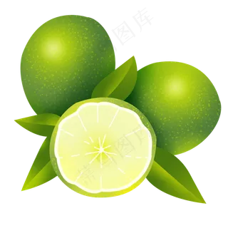 绿色柠檬水果