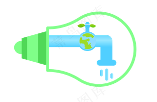 绿色灯泡地球一小时插图