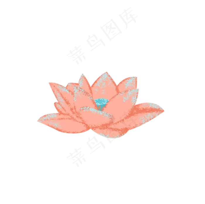 粉色莲花荷花水生植物(2681X2658(DPI:300))psd模版下载