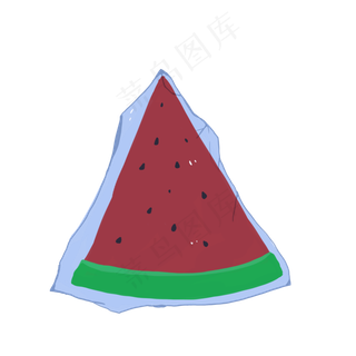 处暑日系冰冻西瓜