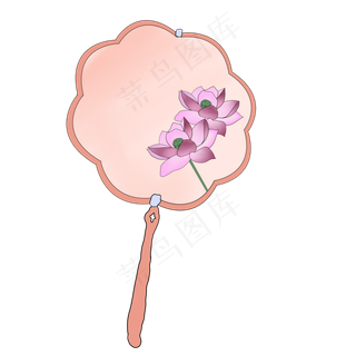 漂亮的复古扇子