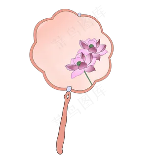 漂亮的复古扇子