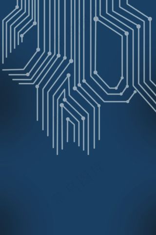 简约科技矢量图电路