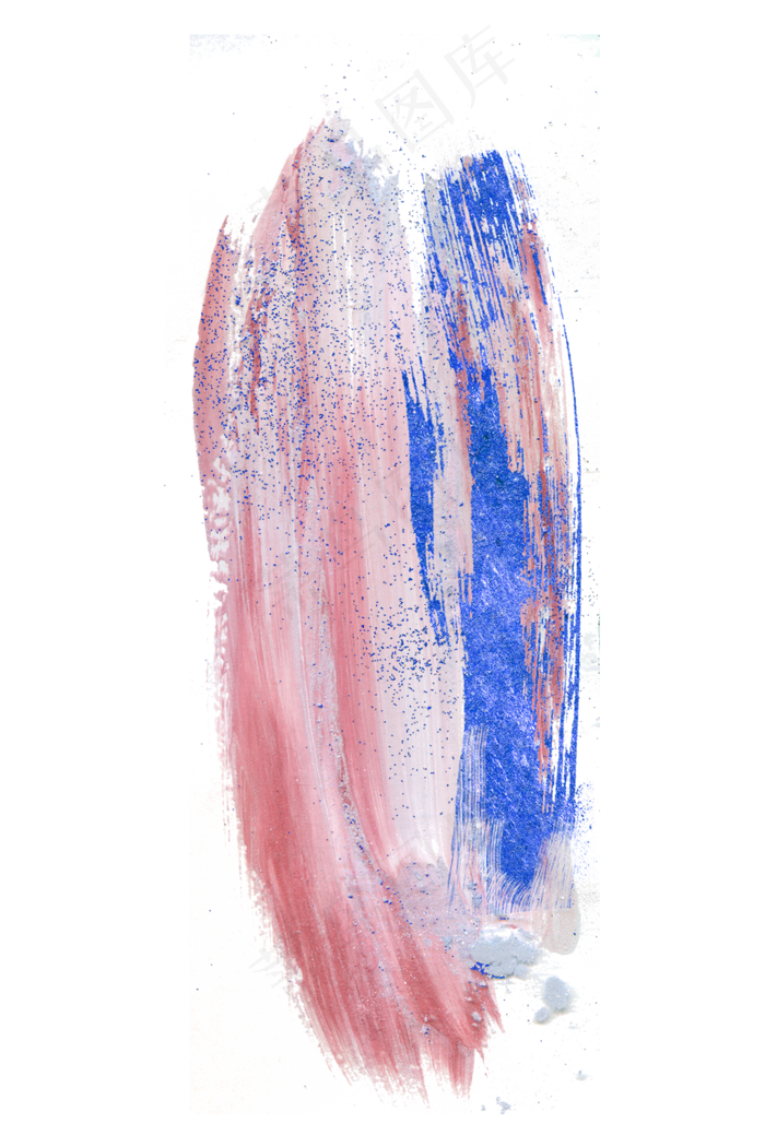 水彩金箔笔触划痕